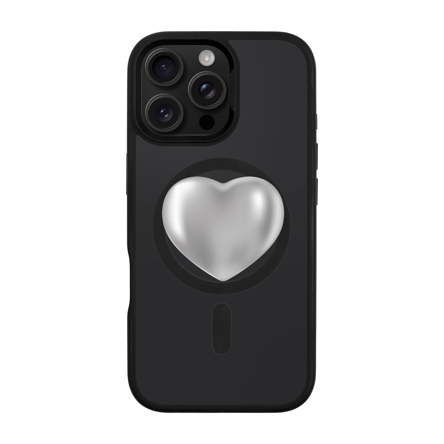 SILVER HEART-iPhone 16 Pro Max Rise Kılıf MagSafe Özellikli