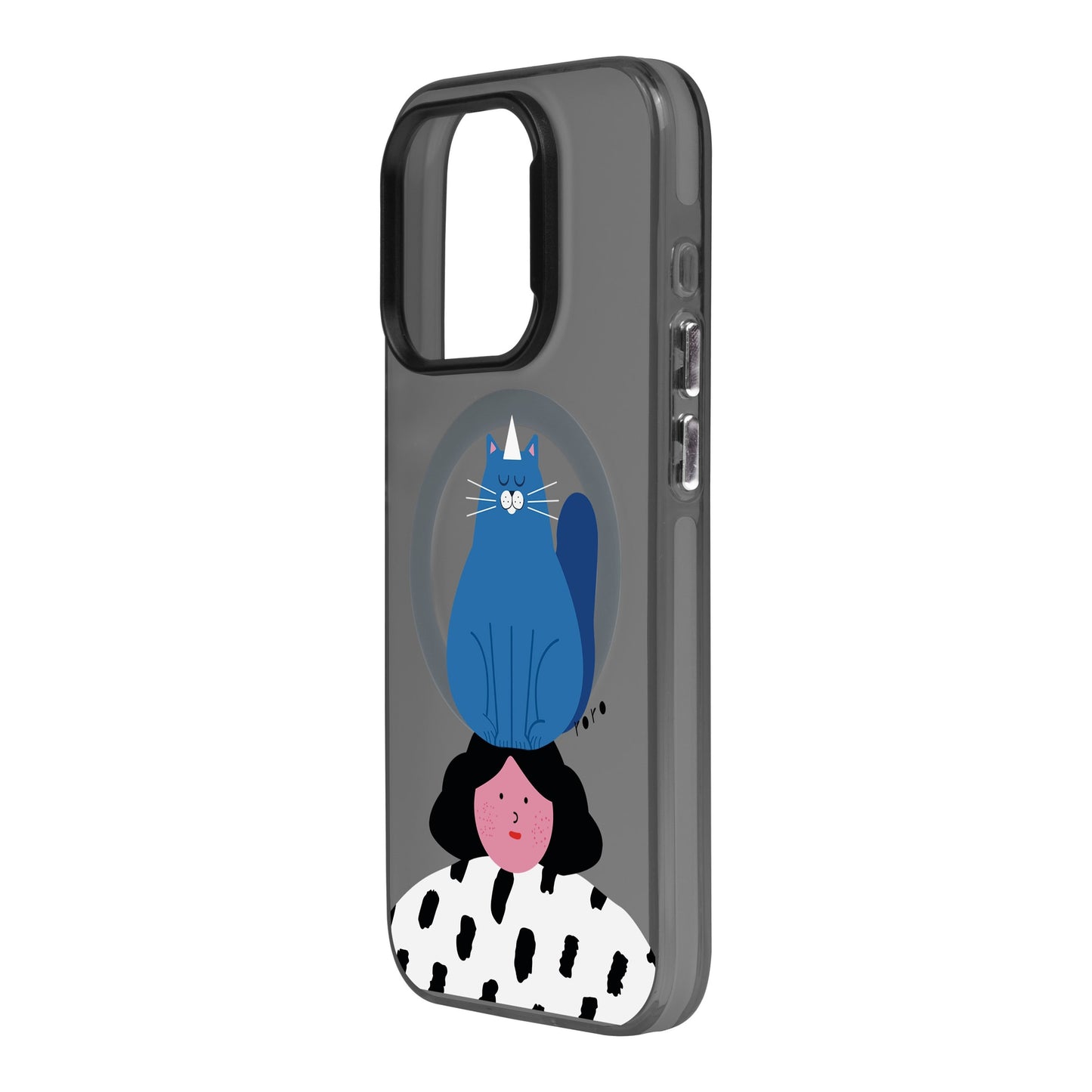 NAUGHTY CAT-iPhone 13 Hold Kılıf MagSafe Özellikli