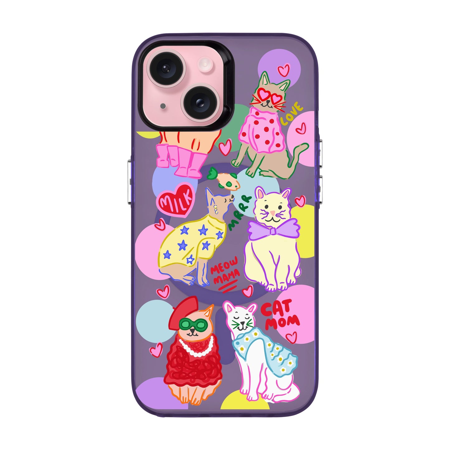 CAT MOM-iPhone 15 Hold Kılıf MagSafe Özellikli
