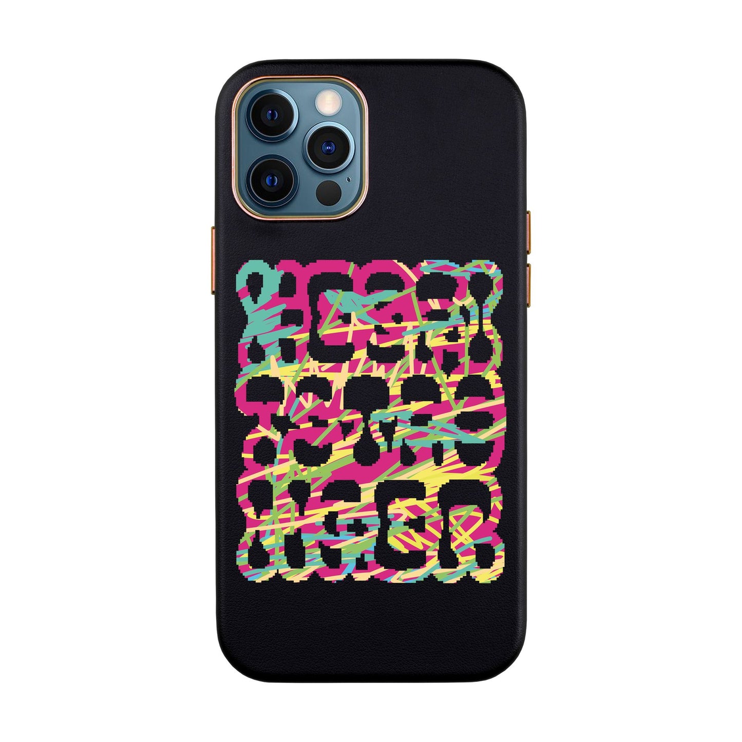 TETRIS-iPhone XR Leather Kılıf