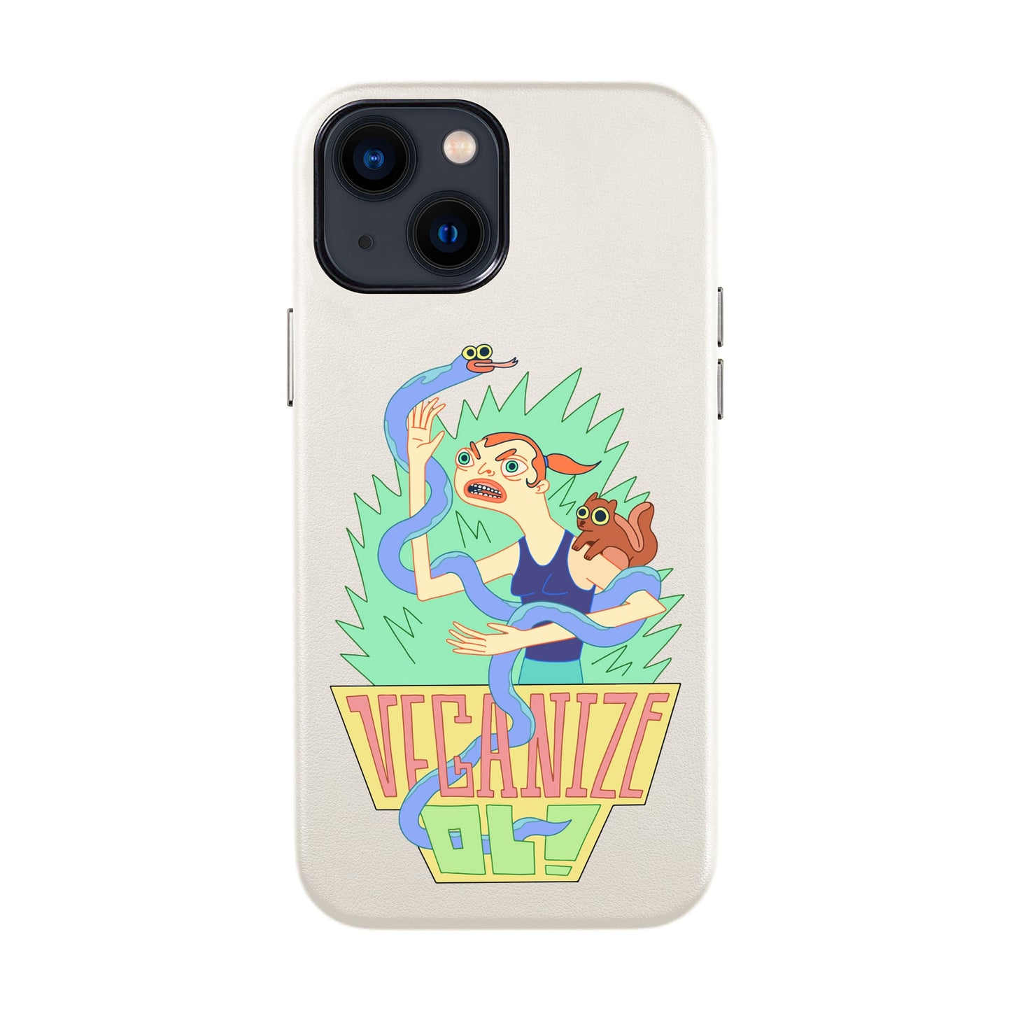 VEGANİZE-iPhone 14 Leather Kılıf