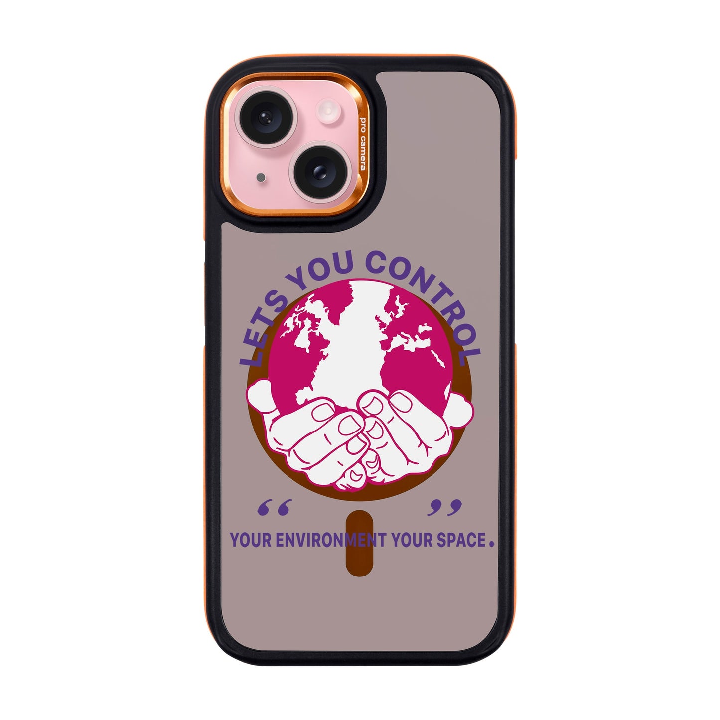 LET'S YOU CONTROL-iPhone 15 Dark Kılıf MagSafe Özellikli