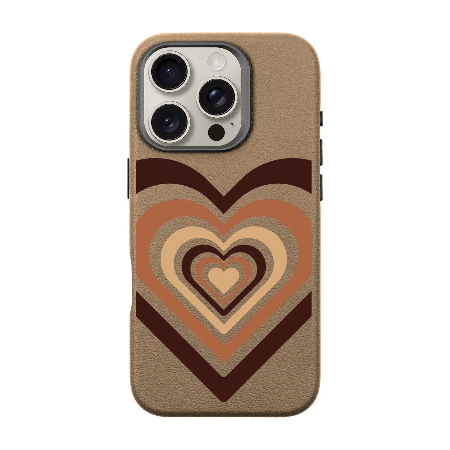 HEART-iPhone 16 Pro Leather Premium Kılıf MagSafe Özellikli