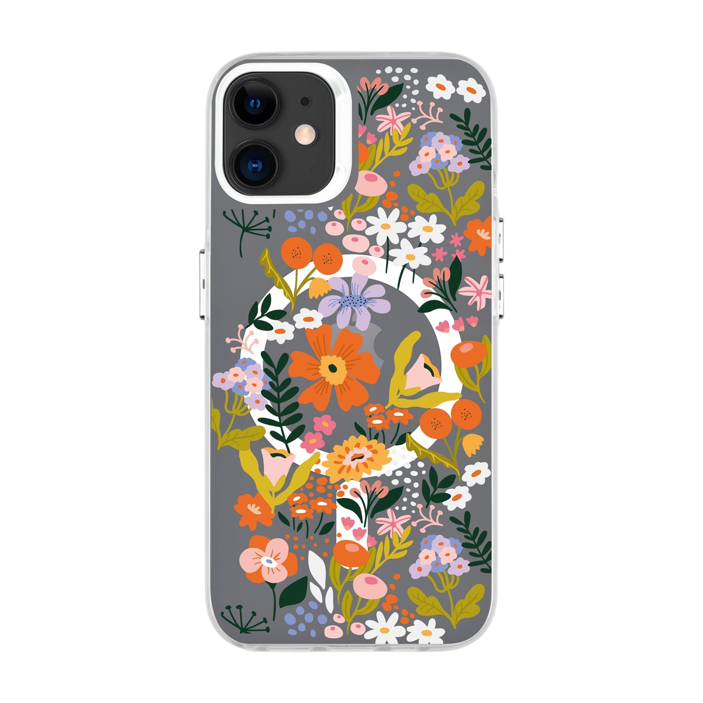 FLOWER-iPhone 11 Hold Kılıf MagSafe Özellikli