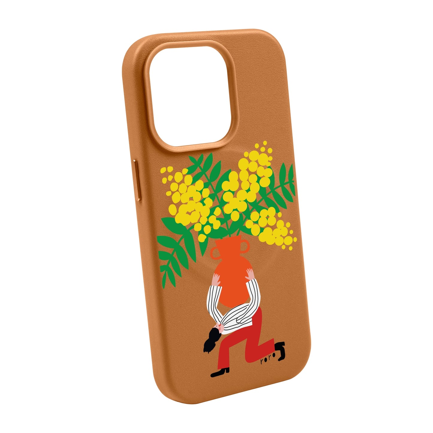 VASE-iPhone 14 Pro Max Leather Kılıf MagSafe Özellikli