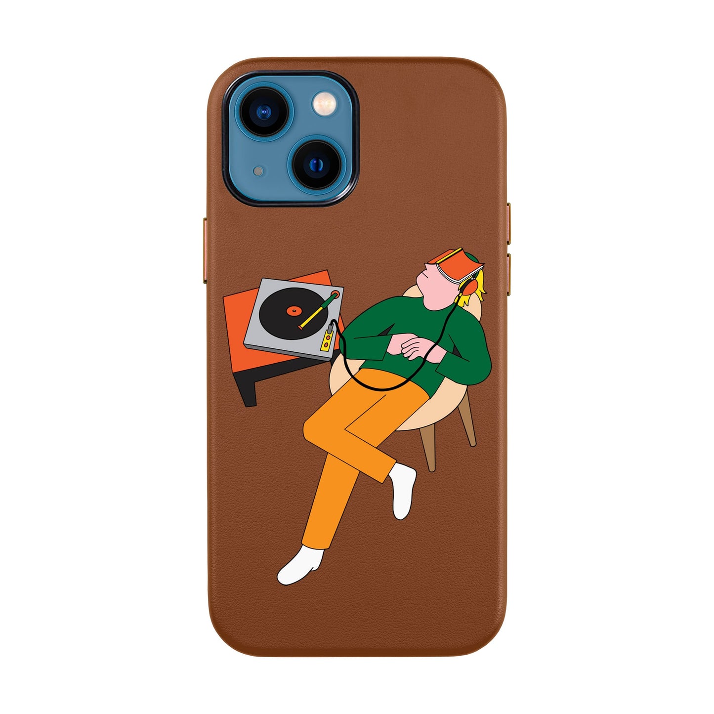 LAZY SUNDAY AFTERNOON-iPhone 14 Leather Kılıf