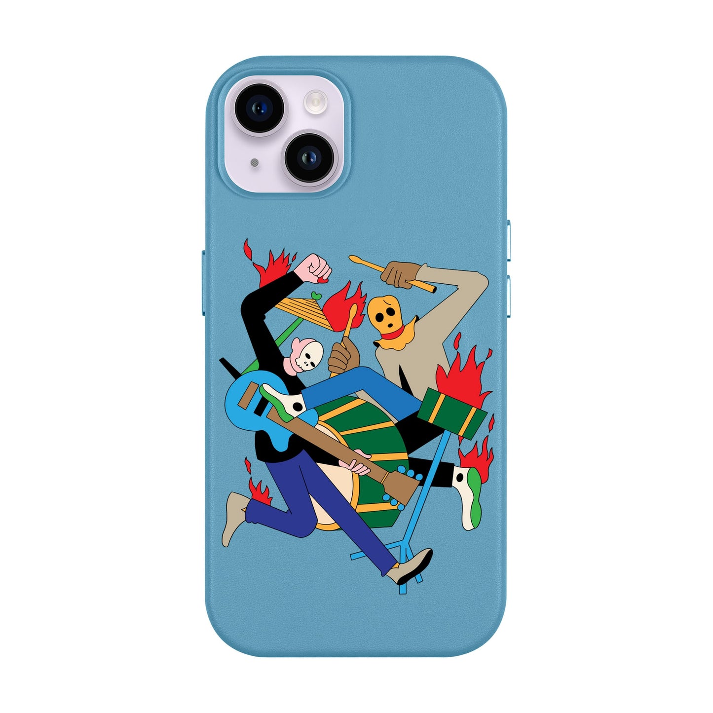 MONSTER MASH-iPhone 14 Plus Leather Kılıf MagSafe Özellikli