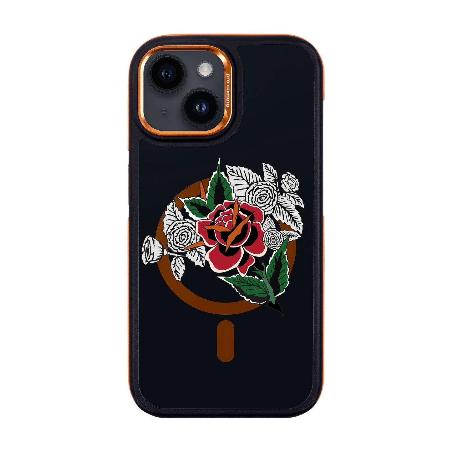 DRY ROSE-iPhone 14 Dark Kılıf MagSafe Özellikli