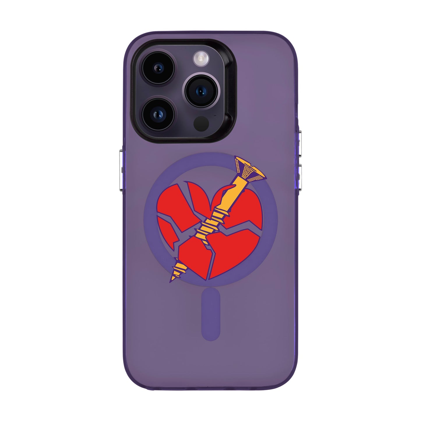 BROKEN HEART-iPhone 14 Pro Hold Kılıf MagSafe Özellikli
