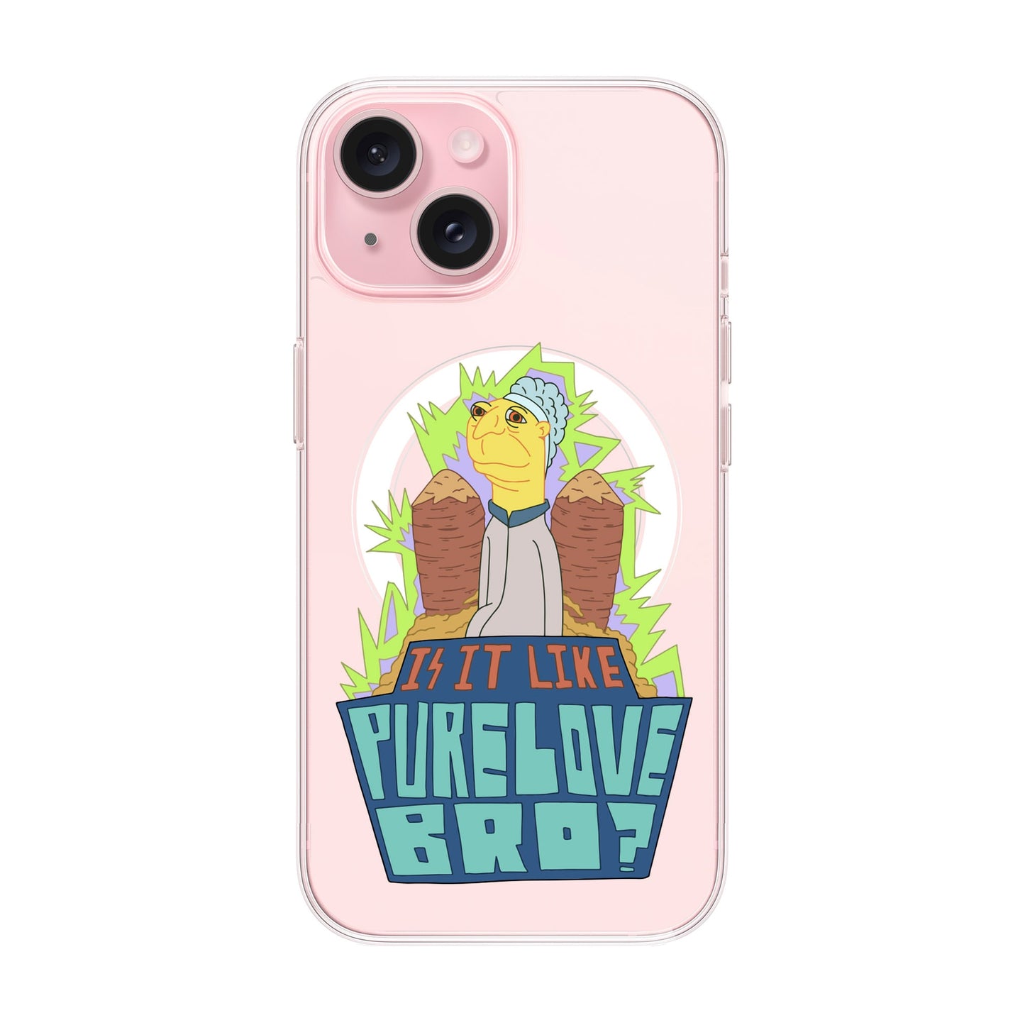 PURE LOVE-iPhone 15 Solid Kılıf MagSafe Özellikli