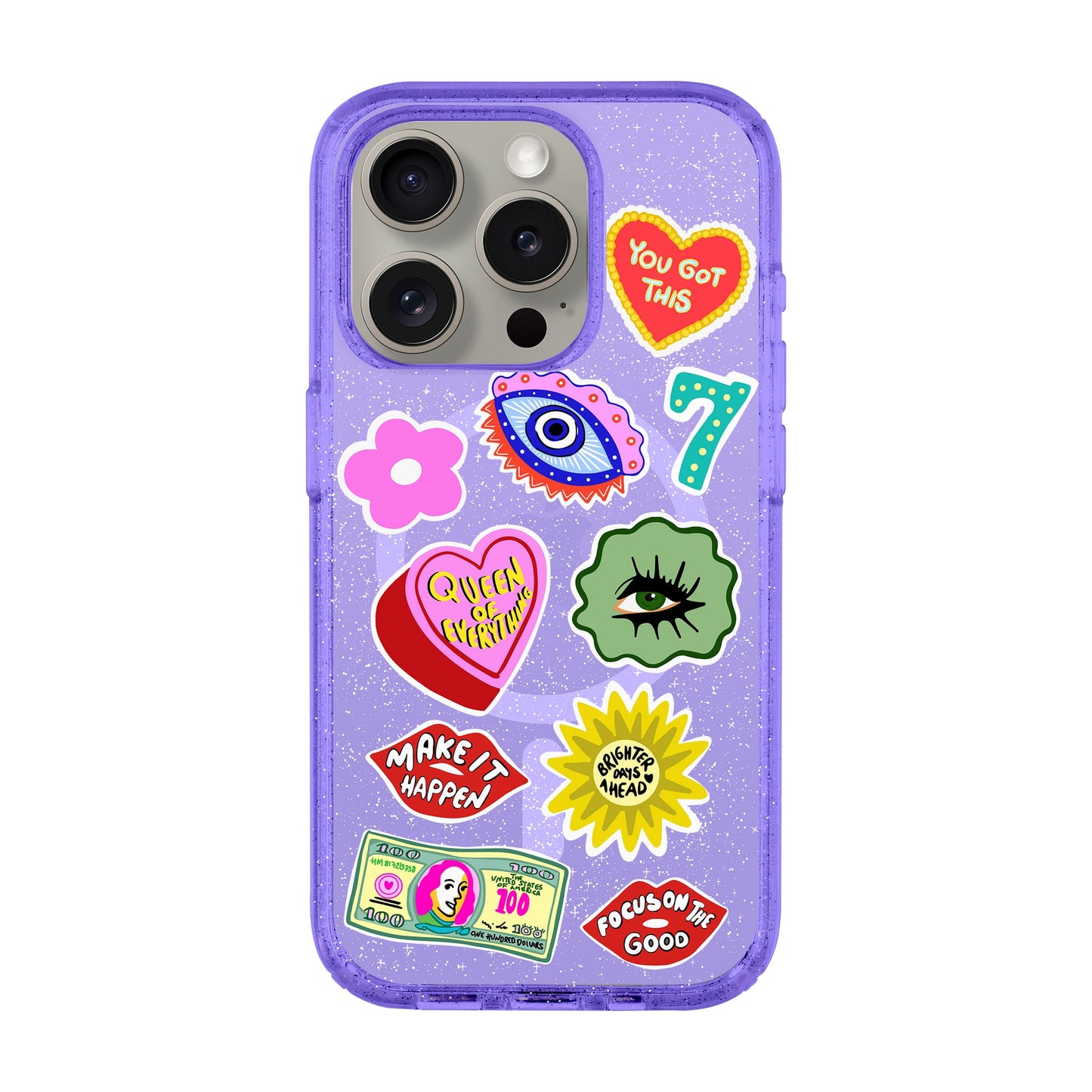 HM STICKERS-iPhone 15 Pro Shiny Kılıf MagSafe Özellikli