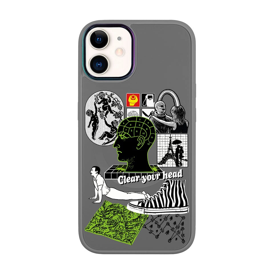 CLEAR YOUR HEAD-iPhone 11 Vigor Kılıf MagSafe Özellikli