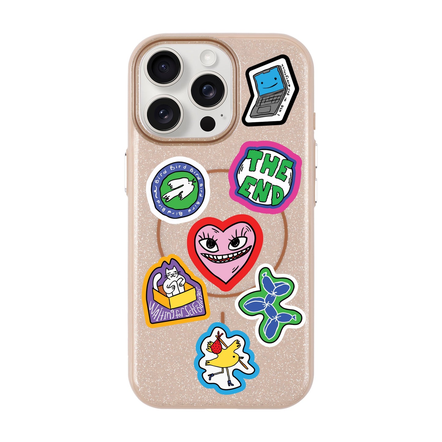 TŌTEN STICKERZ-iPhone 15 Pro Max Radiant Kılıf MagSafe Özellikli