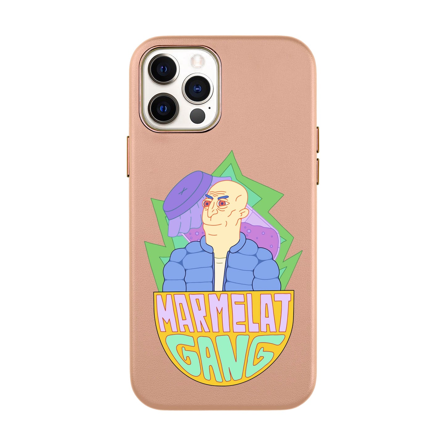 MARMELAT GANG-iPhone 12 Pro Max Leather Kılıf