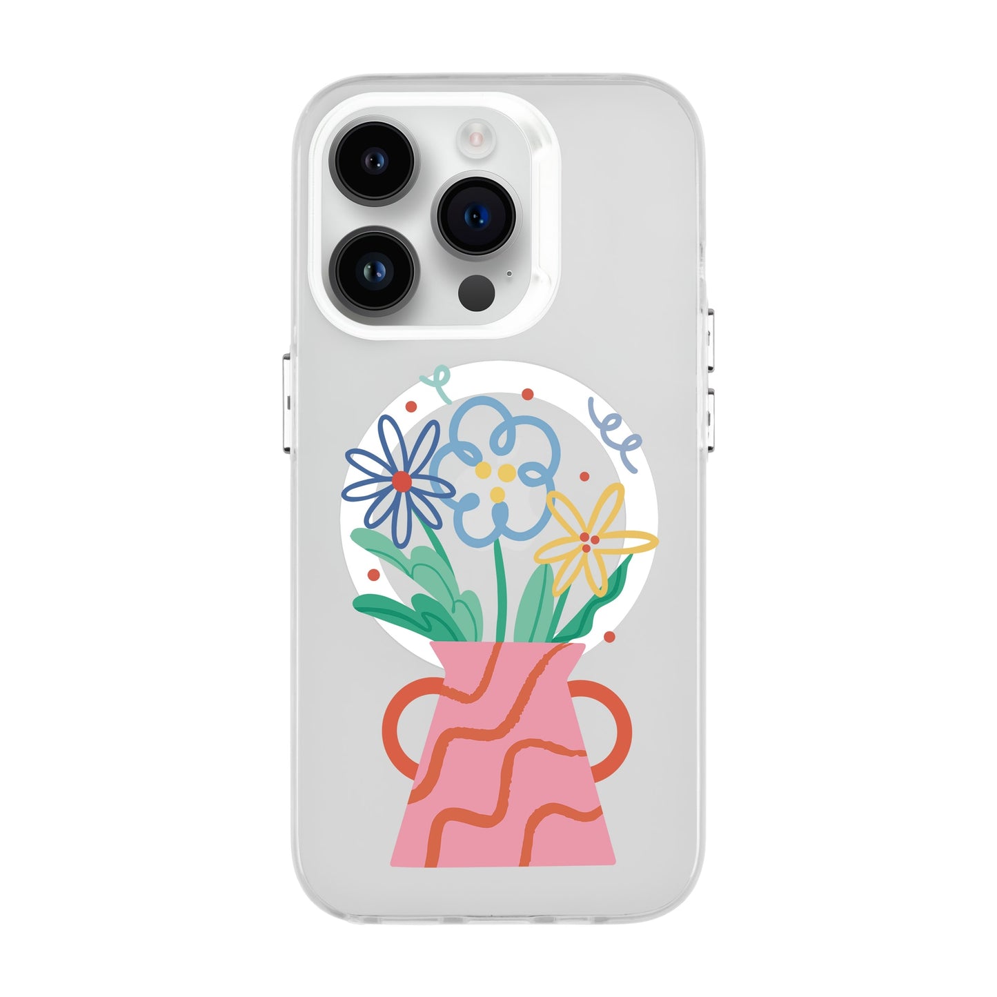 PINK VASE-iPhone 14 Pro Hold Kılıf MagSafe Özellikli