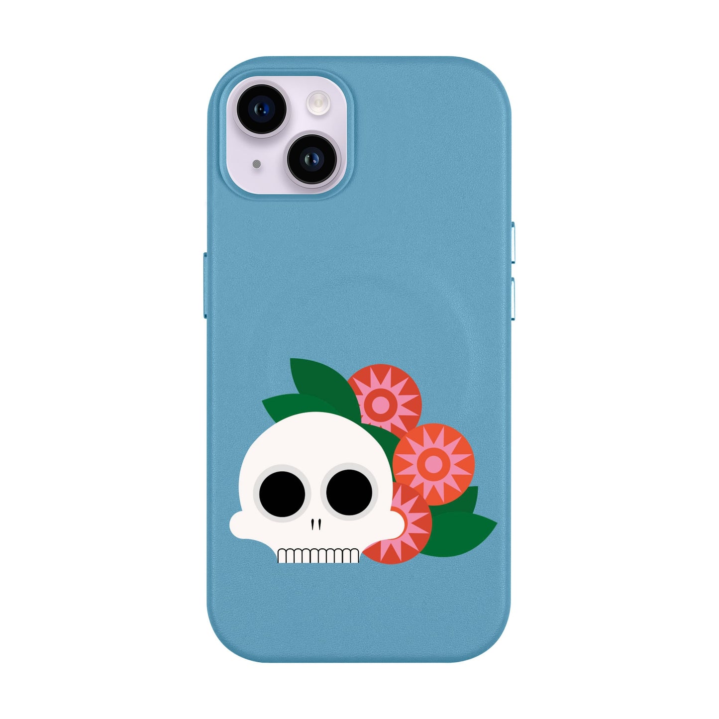 MEMENTO BLOOM-iPhone 14 Plus Leather Kılıf MagSafe Özellikli