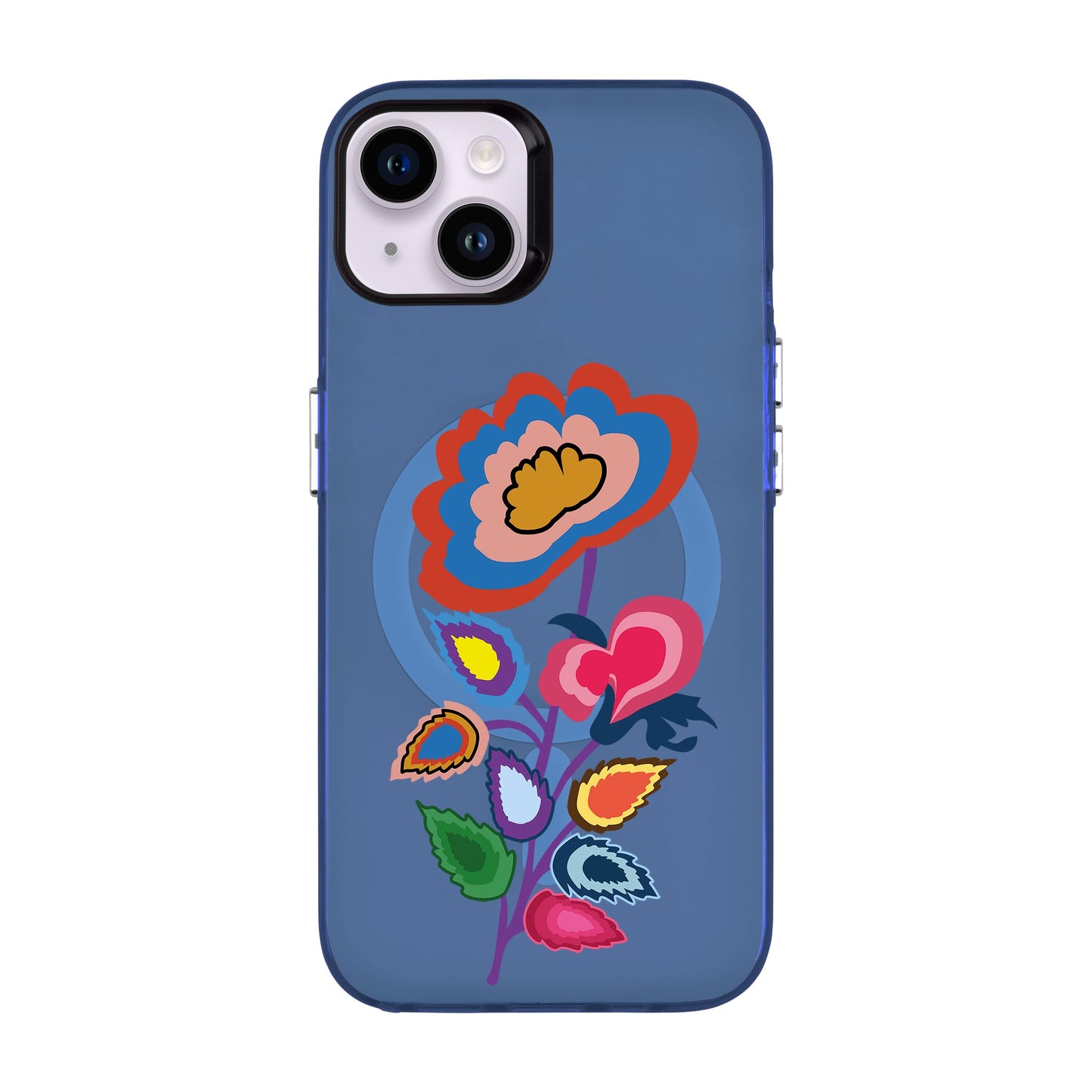 KNITTED FLOWER-iPhone 14 Plus Hold Kılıf MagSafe Özellikli