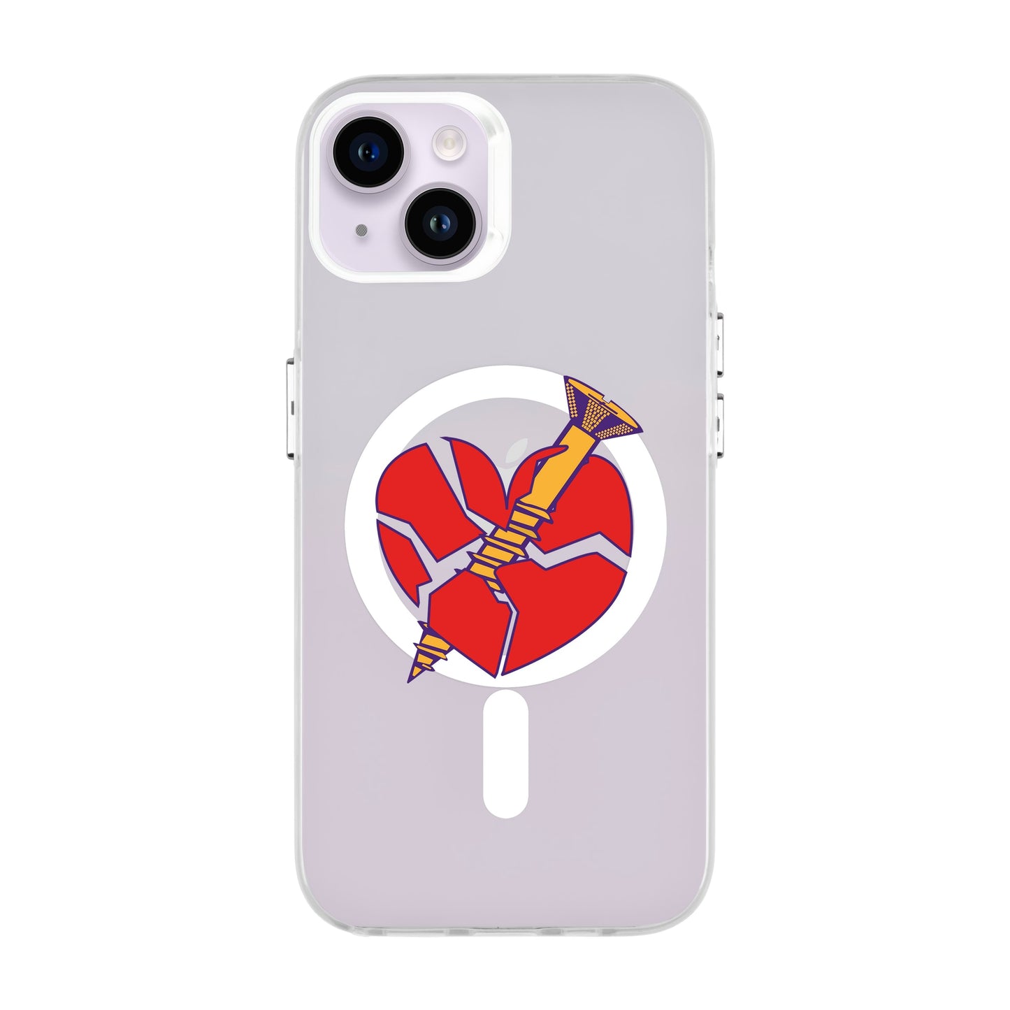 BROKEN HEART-iPhone 14 Plus Hold Kılıf MagSafe Özellikli