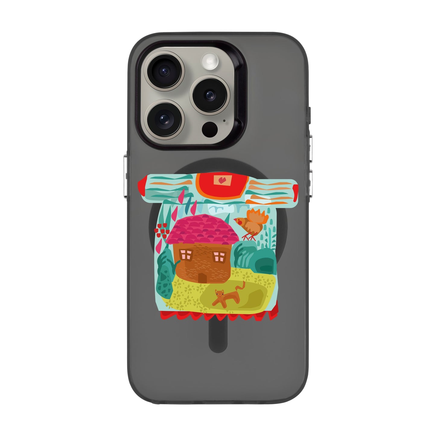 SİHİRLİ KAZAK-iPhone 15 Pro Hold Kılıf MagSafe Özellikli