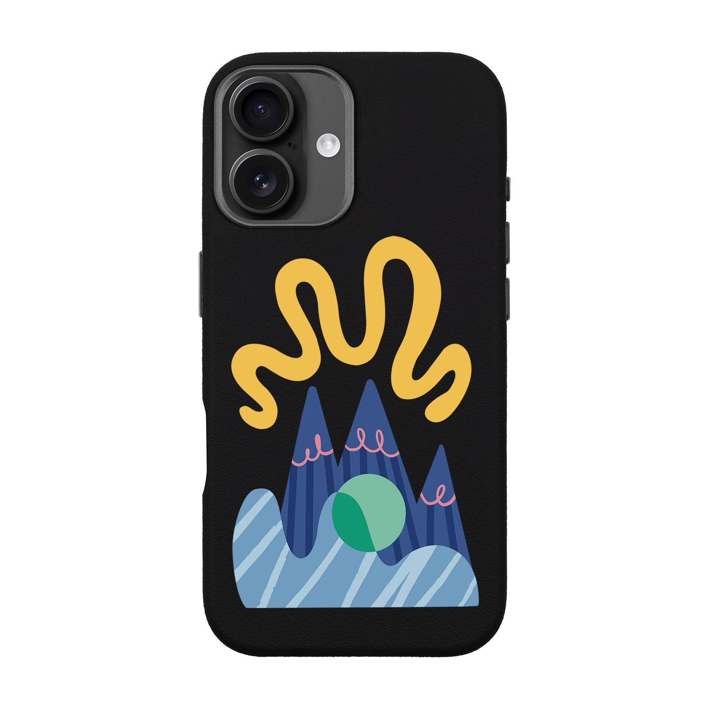 MOUNTAIN-iPhone 16 Leather Premium Kılıf MagSafe Özellikli