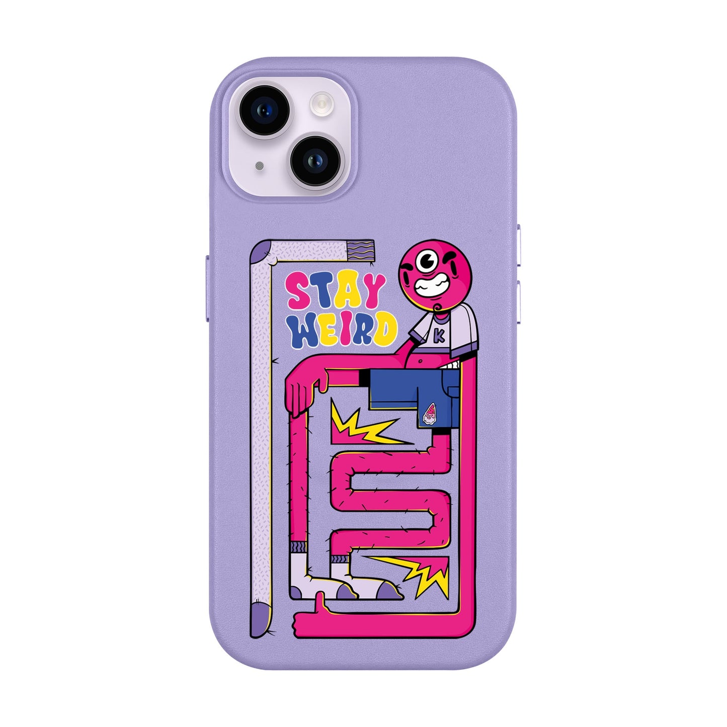 OG TOOTHY-iPhone 14 Plus Leather Kılıf MagSafe Özellikli