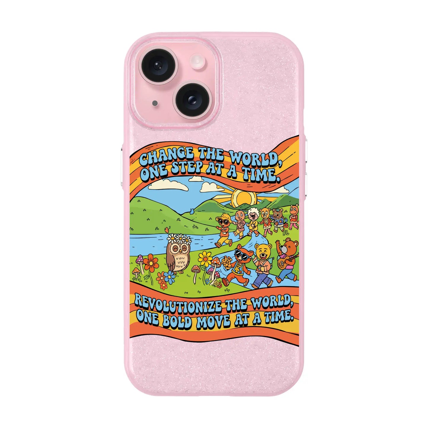 CHANGE THE WORLD-iPhone 15 Radiant Kılıf MagSafe Özellikli