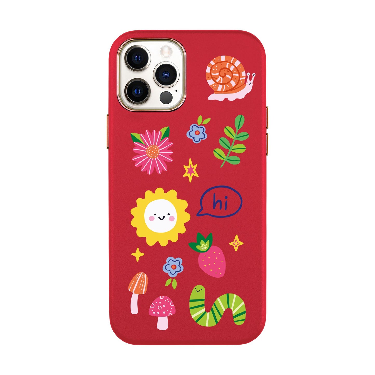 HELLO NATURE-iPhone X / Xs Leather Kılıf