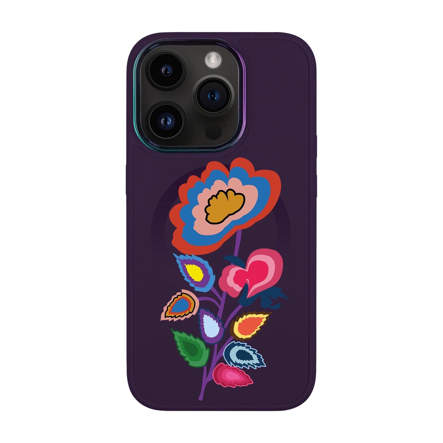 KNITTED FLOWER-iPhone 13 Pro Vigor Kılıf MagSafe Özellikli