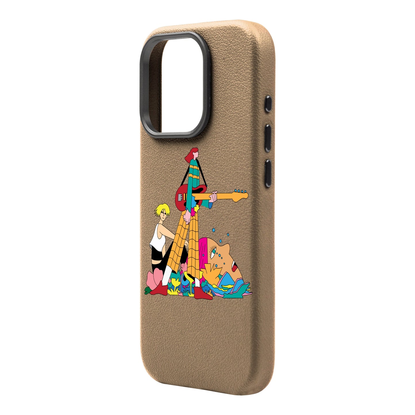 HER BAND-iPhone 16 Pro Max Leather Premium Kılıf MagSafe Özellikli