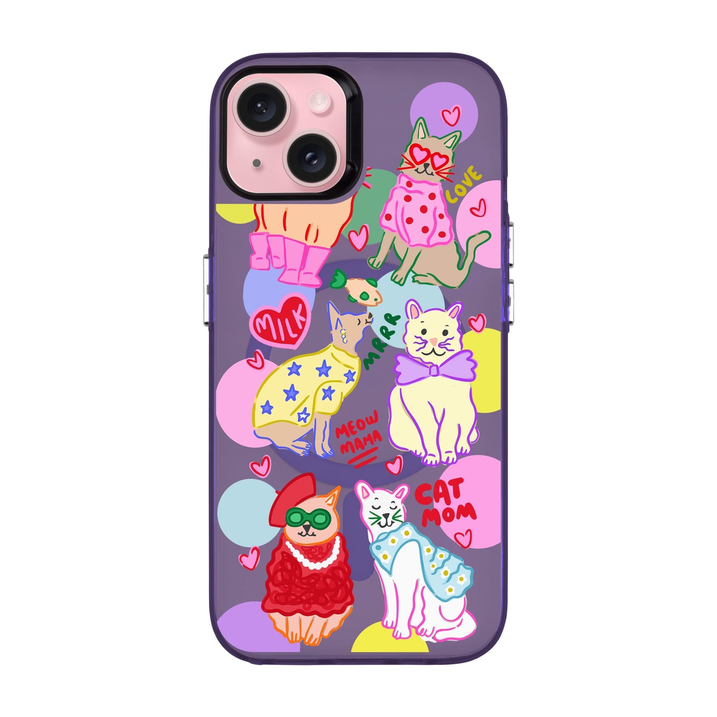 CAT MOM-iPhone 15 Plus Hold Kılıf MagSafe Özellikli