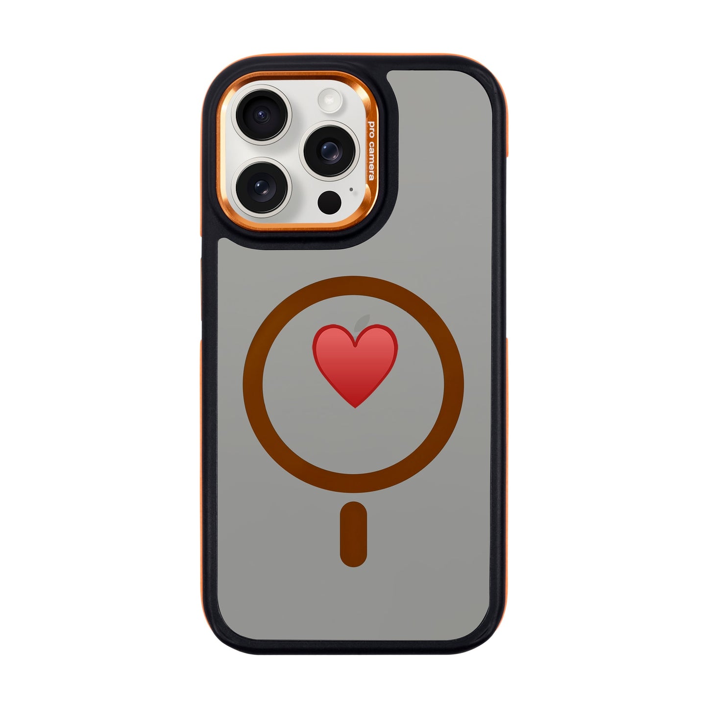 SPREAD HEART-iPhone 15 Pro Max Dark Kılıf MagSafe Özellikli