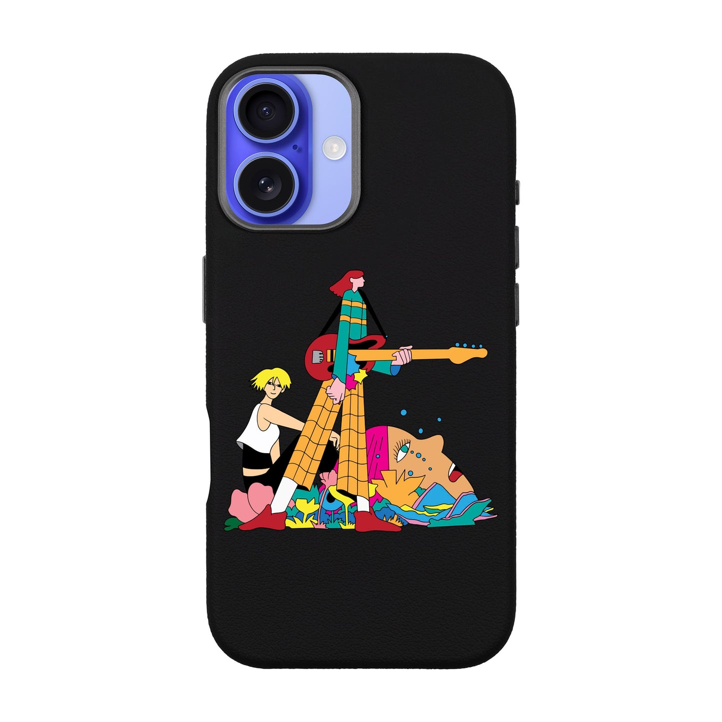 HER BAND-iPhone 16 Leather Premium Kılıf MagSafe Özellikli