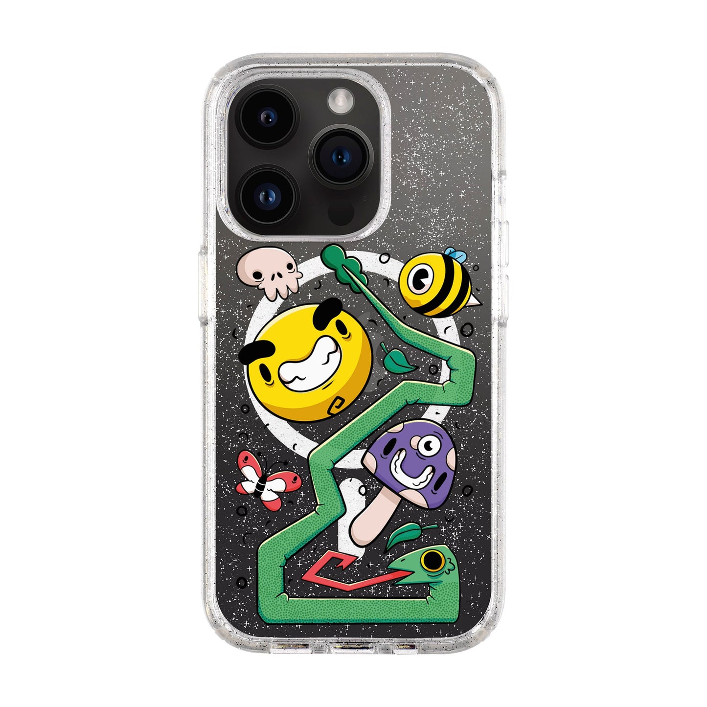 NADUR-iPhone 14 Pro Shiny Kılıf MagSafe Özellikli