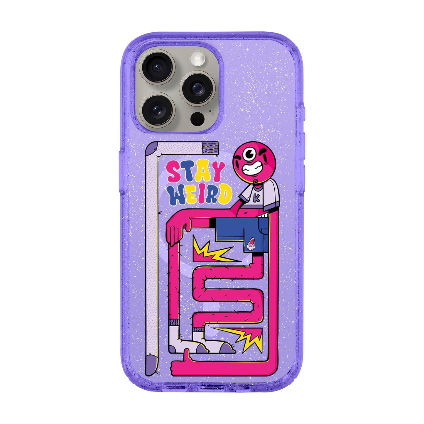 OG TOOTHY-iPhone 15 Pro Max Shiny Kılıf MagSafe Özellikli