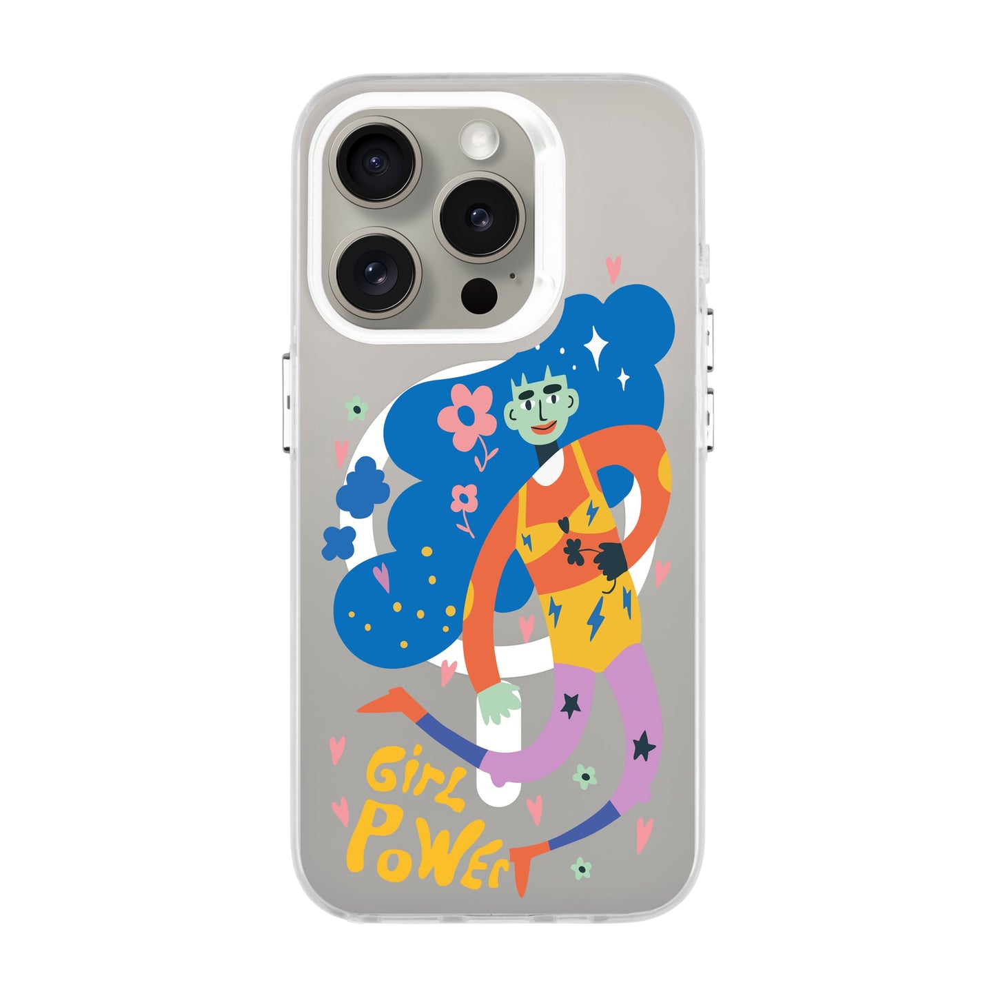 GIRL POWER-iPhone 15 Pro Hold Kılıf MagSafe Özellikli