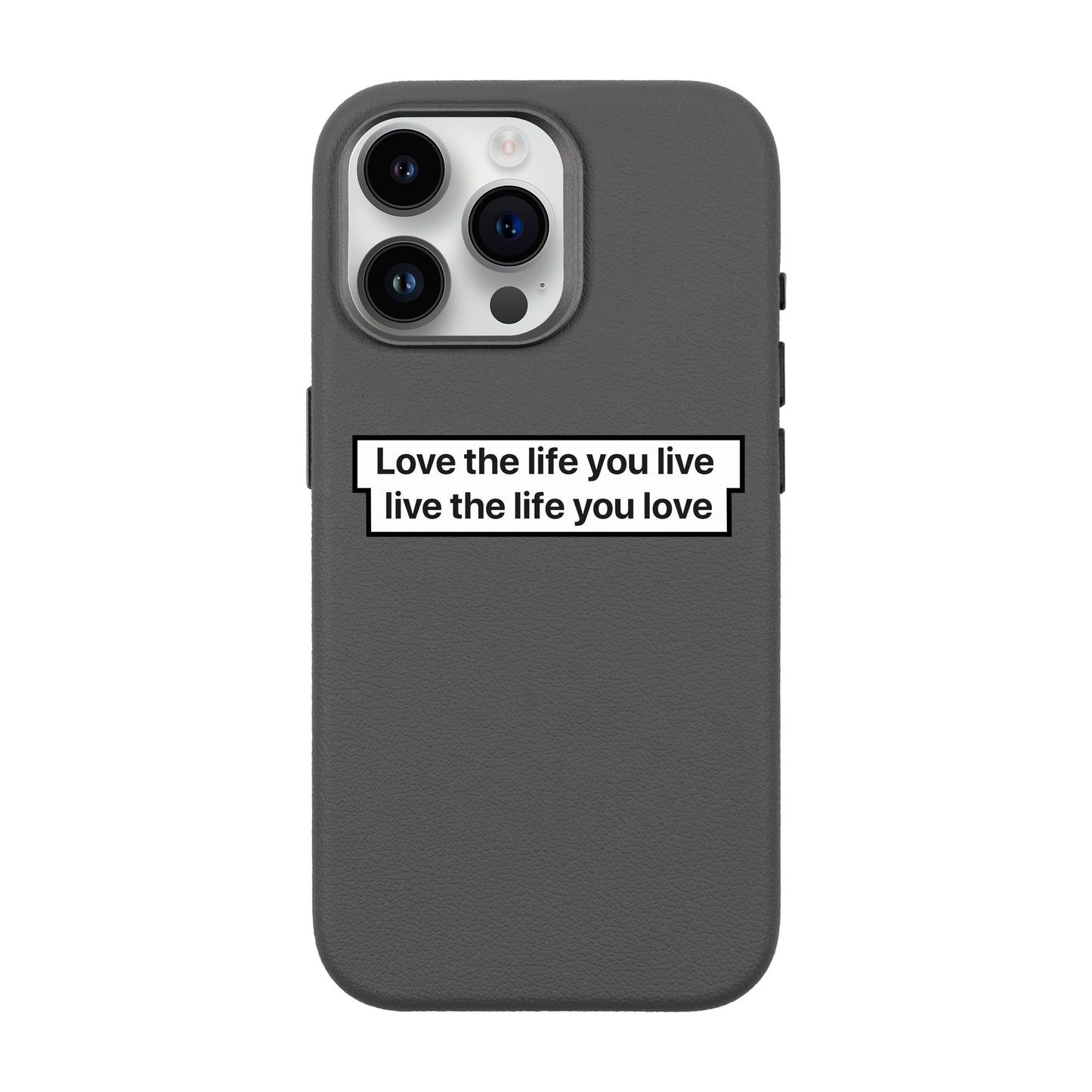 LOVE THE LIFE-iPhone 14 Pro Max Leather Premium Kılıf MagSafe Özellikli