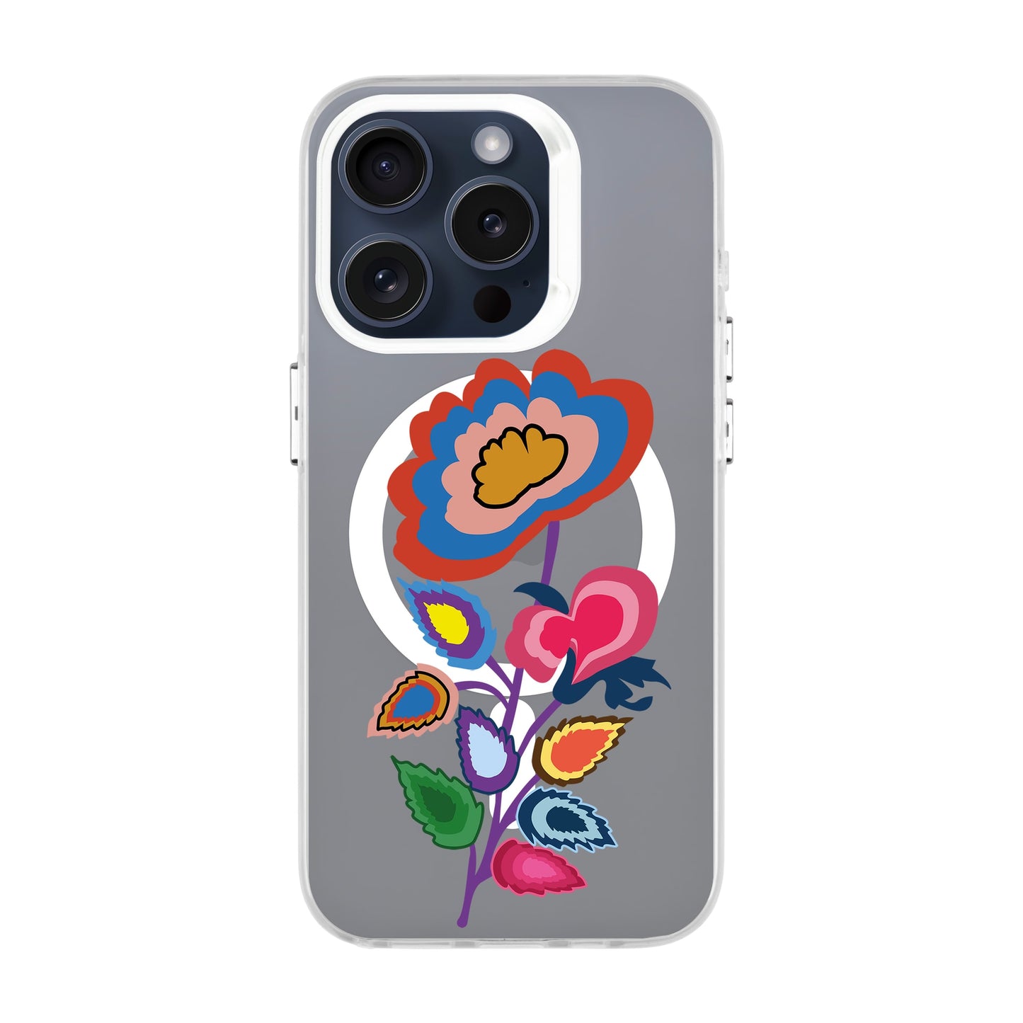 KNITTED FLOWER-iPhone 13 Pro Hold Kılıf MagSafe Özellikli