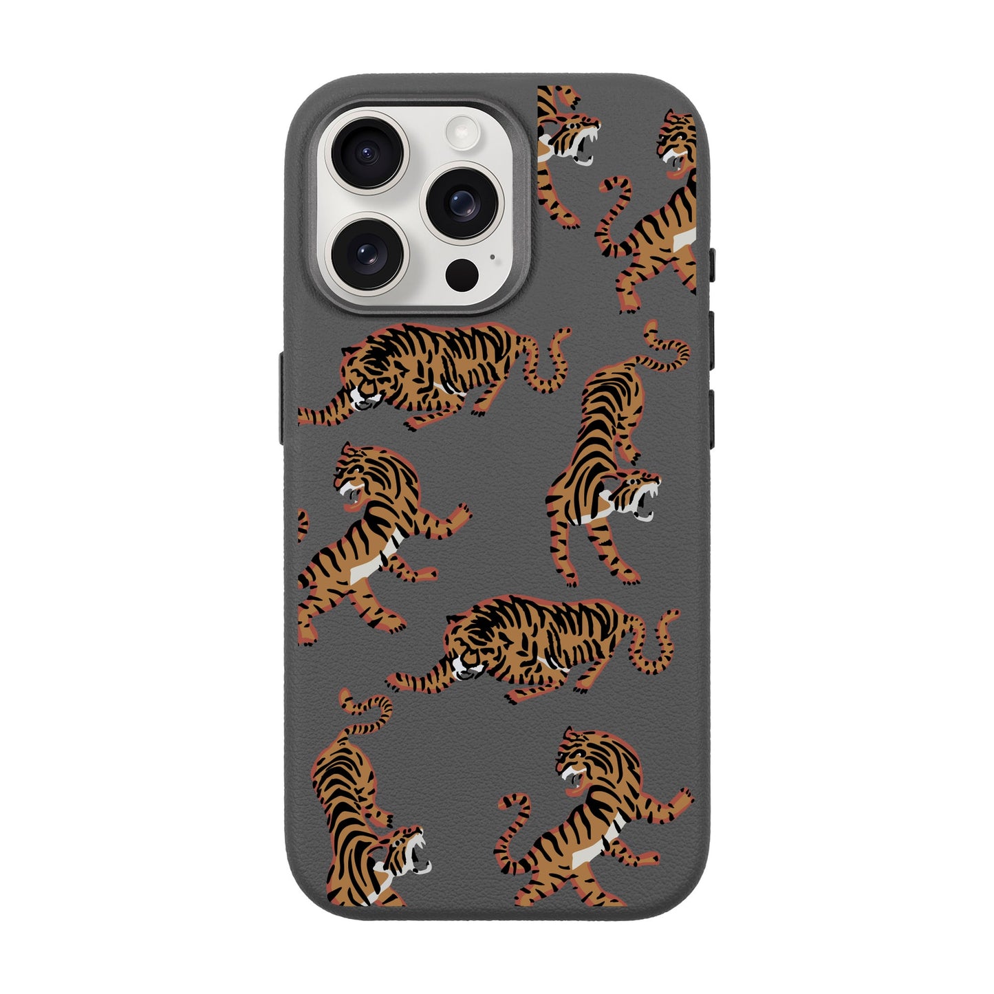 TIGER-iPhone 15 Pro Max Leather Premium Kılıf MagSafe Özellikli