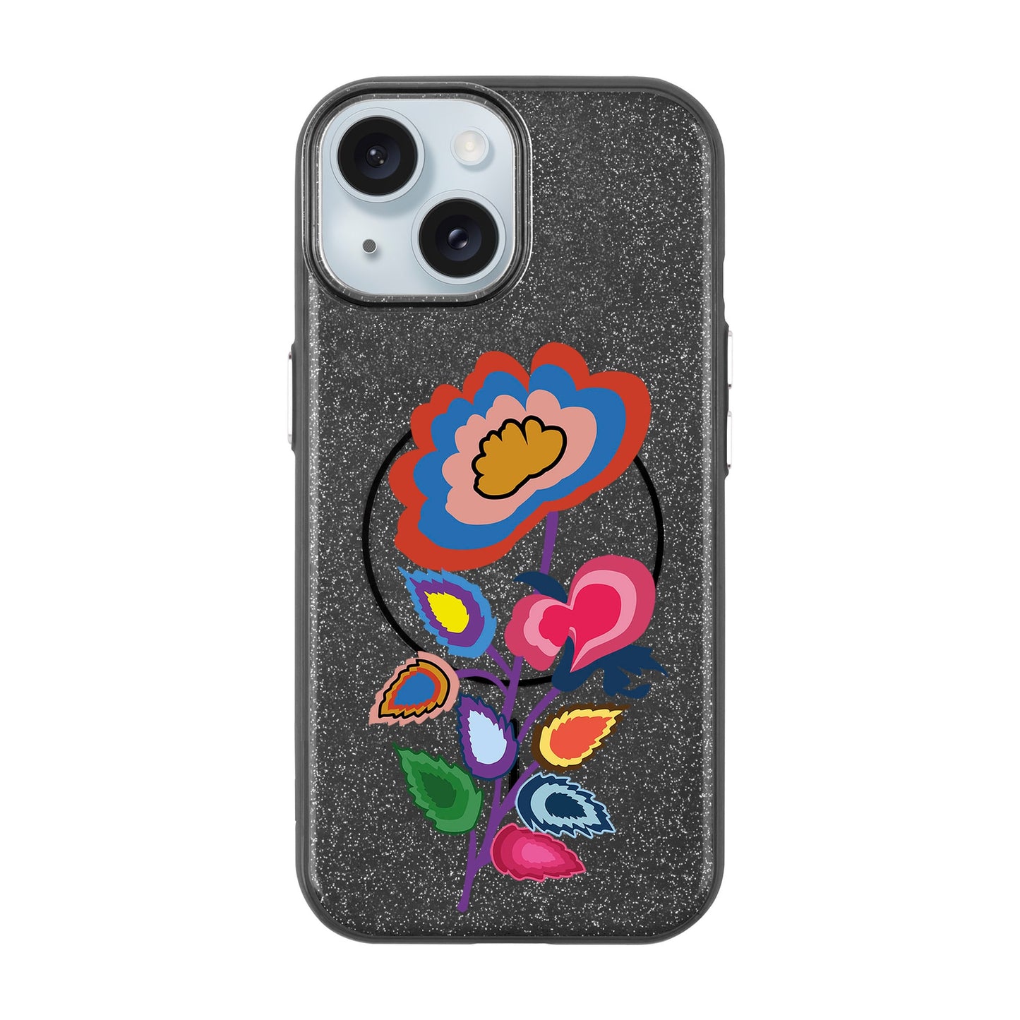 KNITTED FLOWER-iPhone 15 Plus Radiant Kılıf MagSafe Özellikli