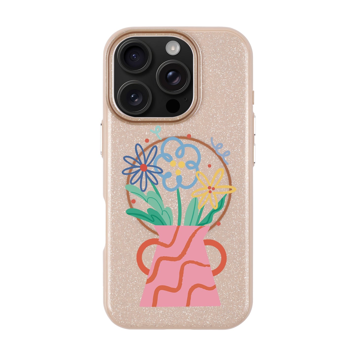 PINK VASE-iPhone 16 Pro Radiant Kılıf MagSafe Özellikli