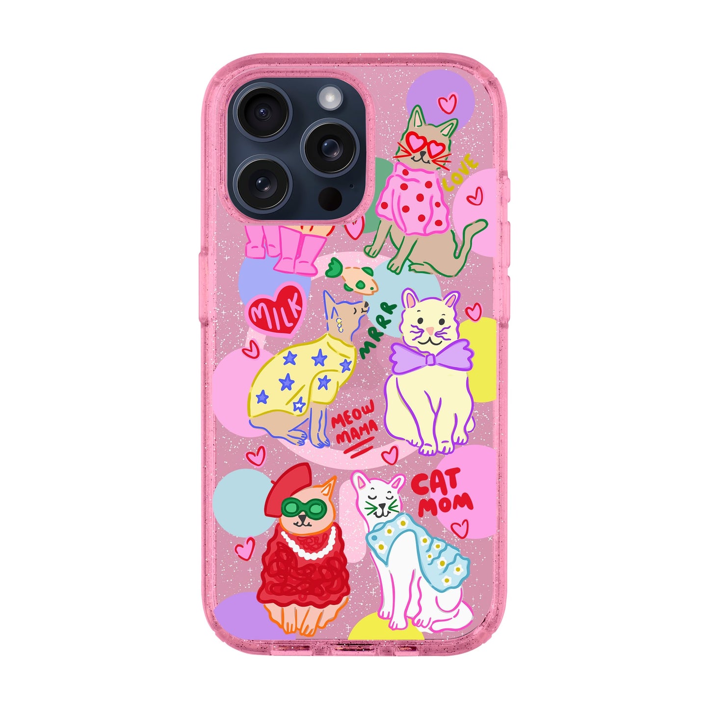 CAT MOM-iPhone 15 Pro Max Shiny Kılıf MagSafe Özellikli
