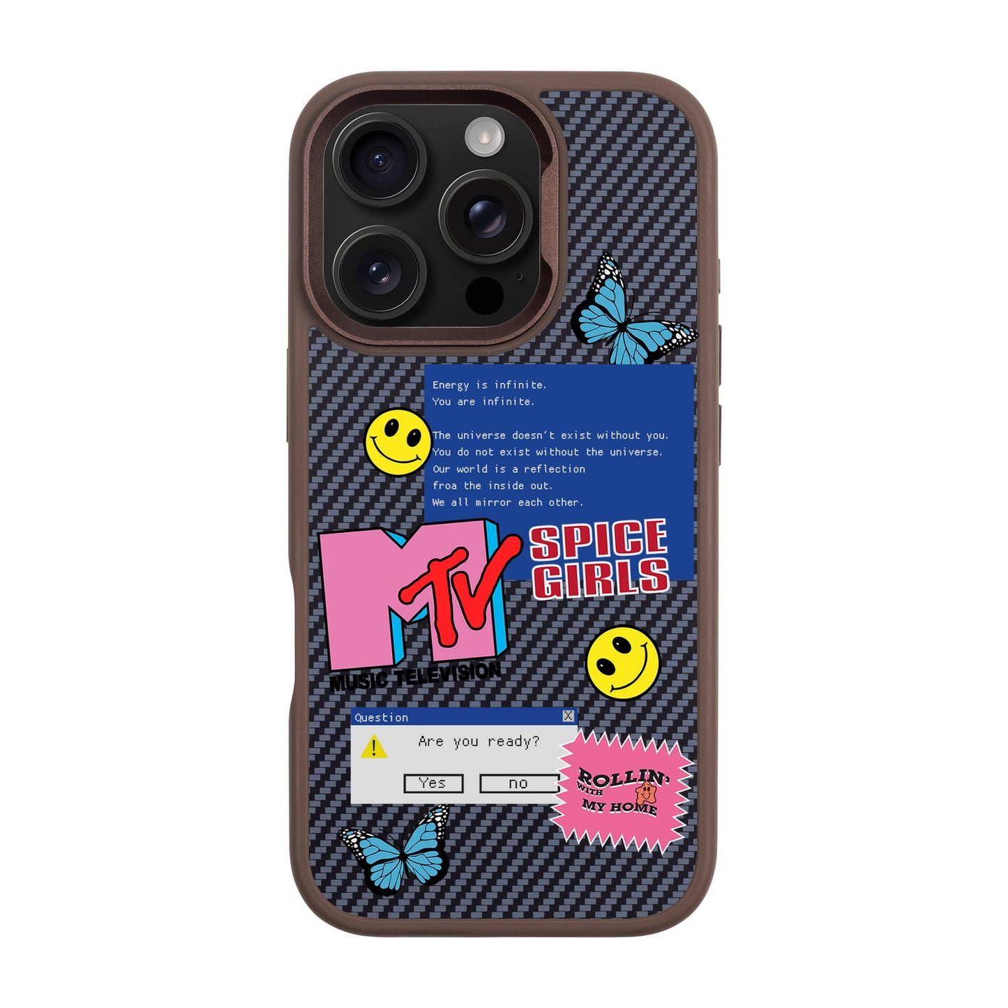 ARE YOU READY-iPhone 16 Pro Plaid Kılıf MagSafe Özellikli