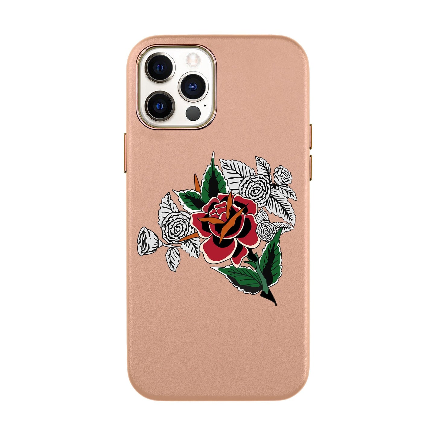 DRY ROSE-iPhone XR Leather Kılıf