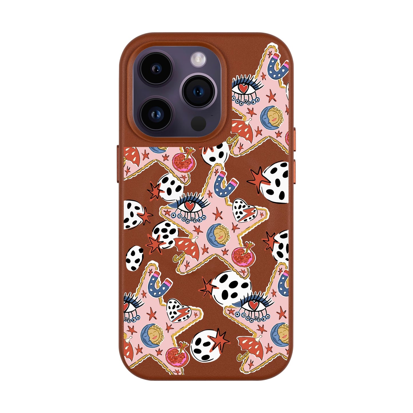 DURUSKO-iPhone 14 Pro Leather Kılıf MagSafe Özellikli