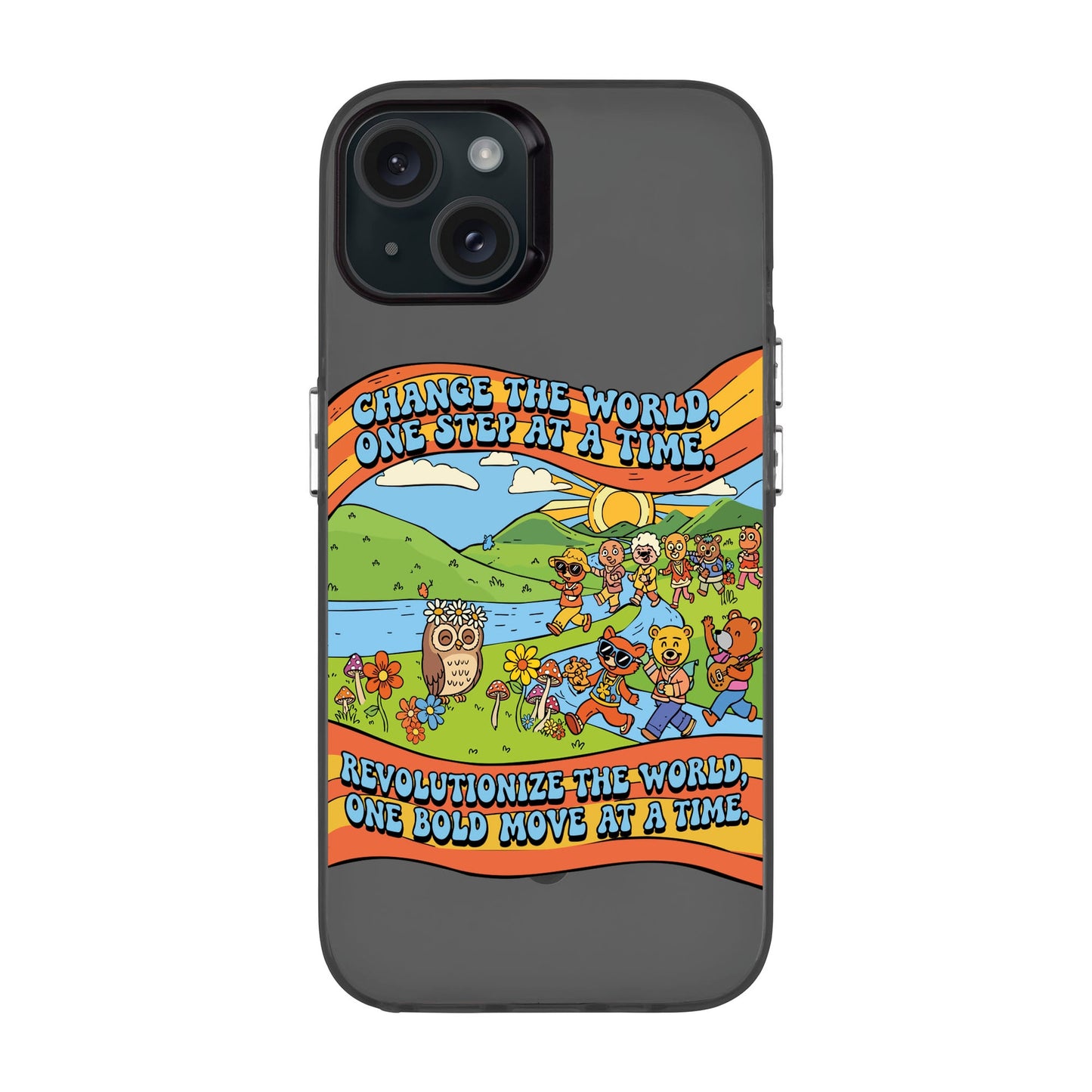 CHANGE THE WORLD-iPhone 15 Plus Hold Kılıf MagSafe Özellikli