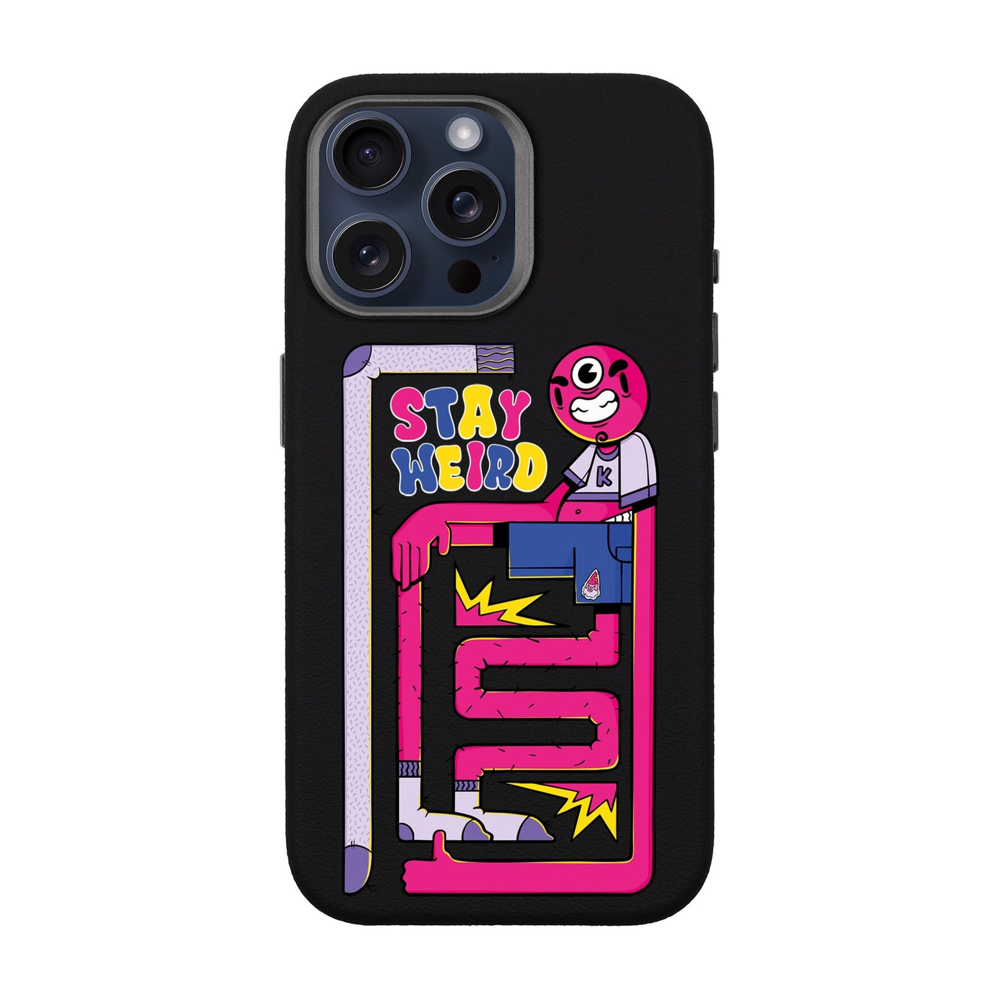 OG TOOTHY-iPhone 15 Pro Max Leather Premium Kılıf MagSafe Özellikli