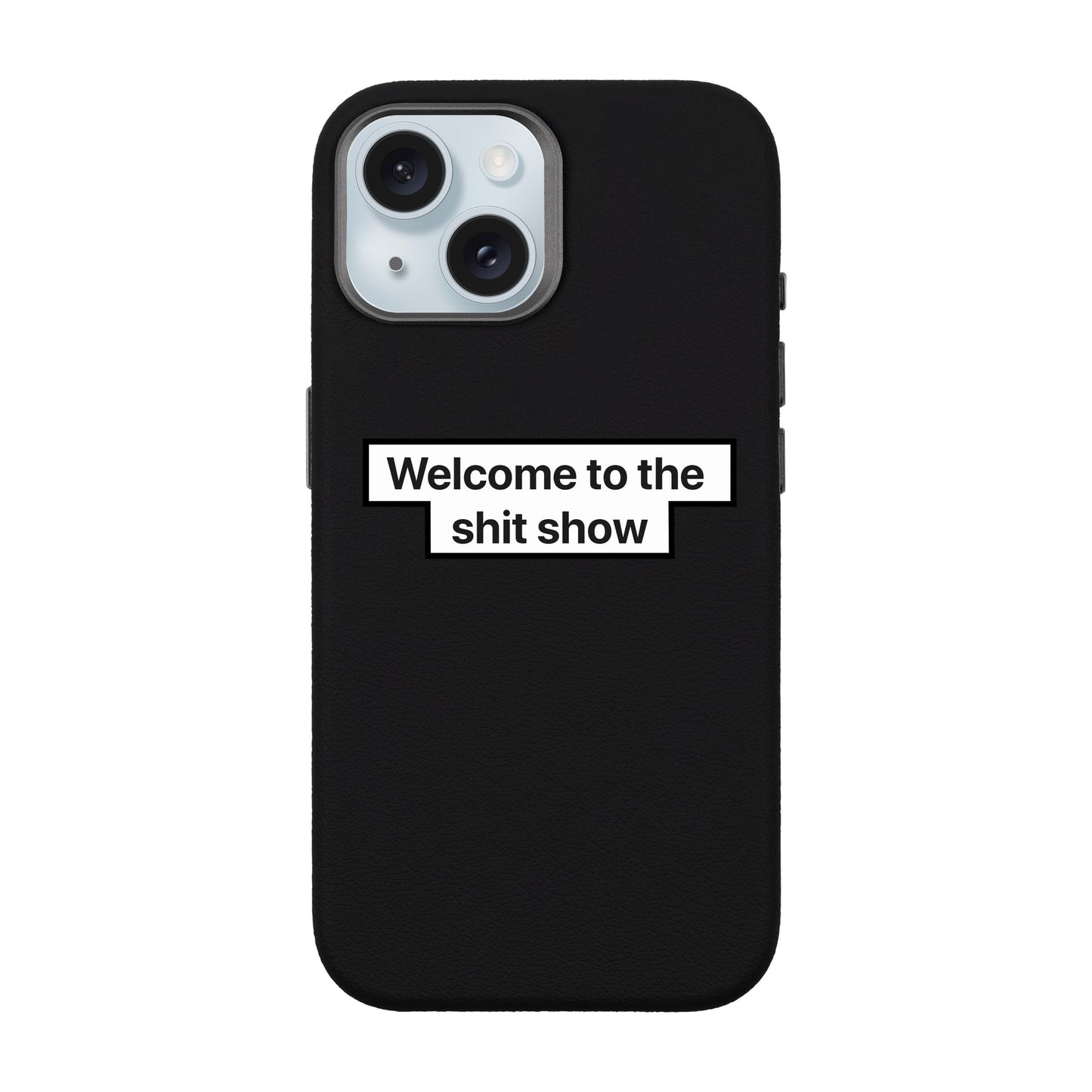 WELCOME-iPhone 15 Leather Premium Kılıf MagSafe Özellikli