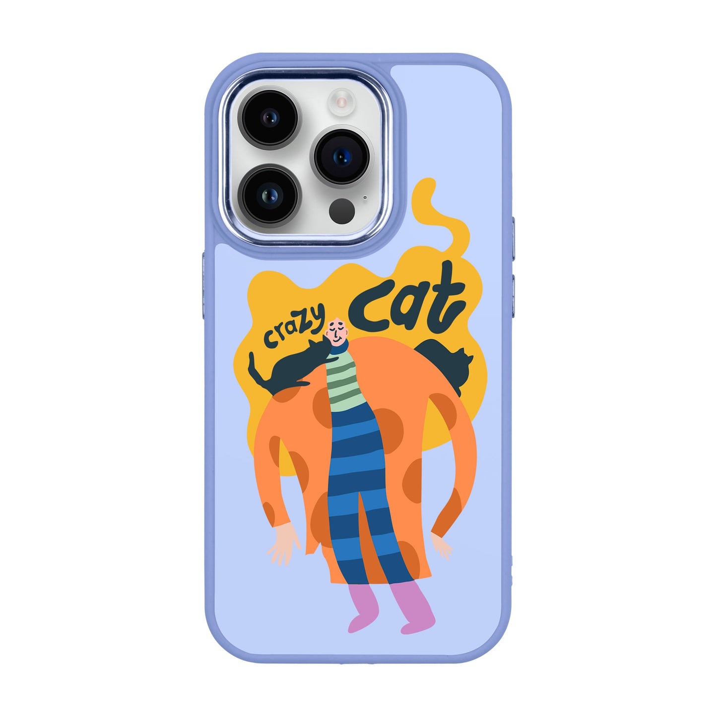 CRAZY CAT-iPhone 14 Pro Proof Kılıf