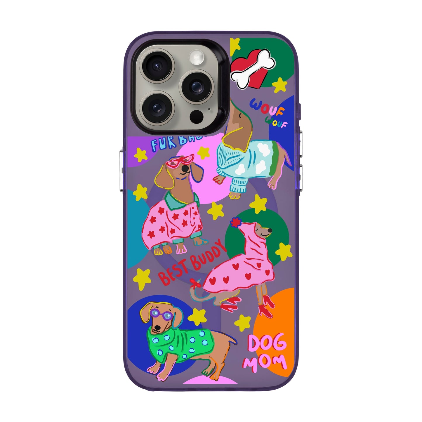 DOG MOM-iPhone 15 Pro Max Hold Kılıf MagSafe Özellikli