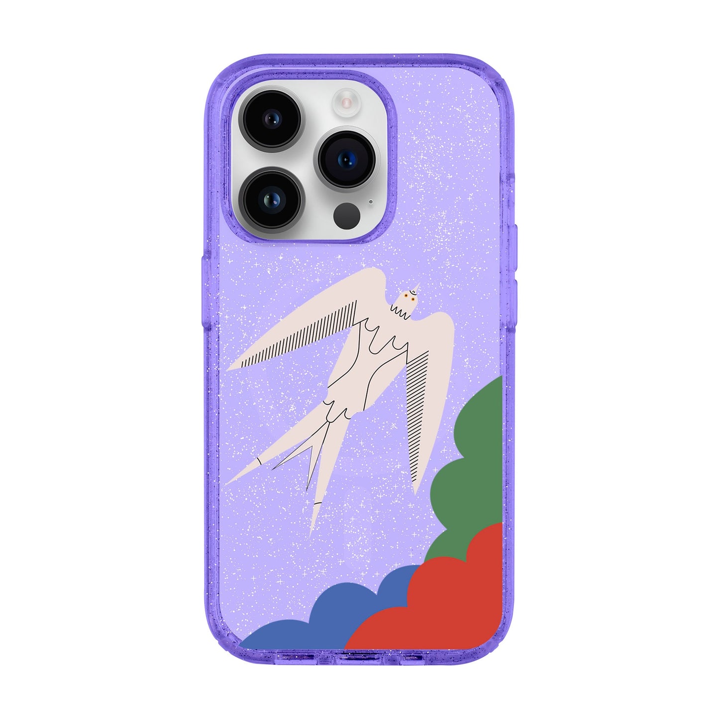 L’OISEAU LIBRE-iPhone 14 Pro Shiny Kılıf MagSafe Özellikli